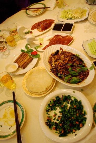 Hauptgericht Suppe oder Beijing Duck